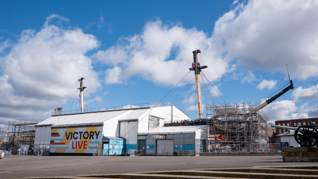Riggers at HMS Victory