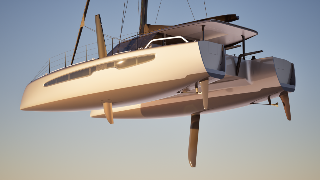 The Shift 54+ catamaran by Shift Yachts