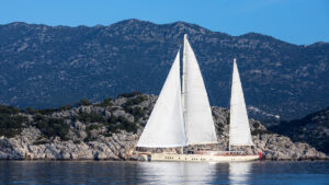 sailing ketch superyacht