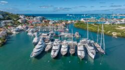 Beautiful marina harb our in St Maarten