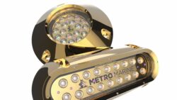 gold casing around light