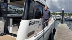 Ben Stevens MD RBS Marine onboard Rodman boat