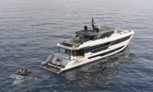 Rendering of 100ft luxury motor boat