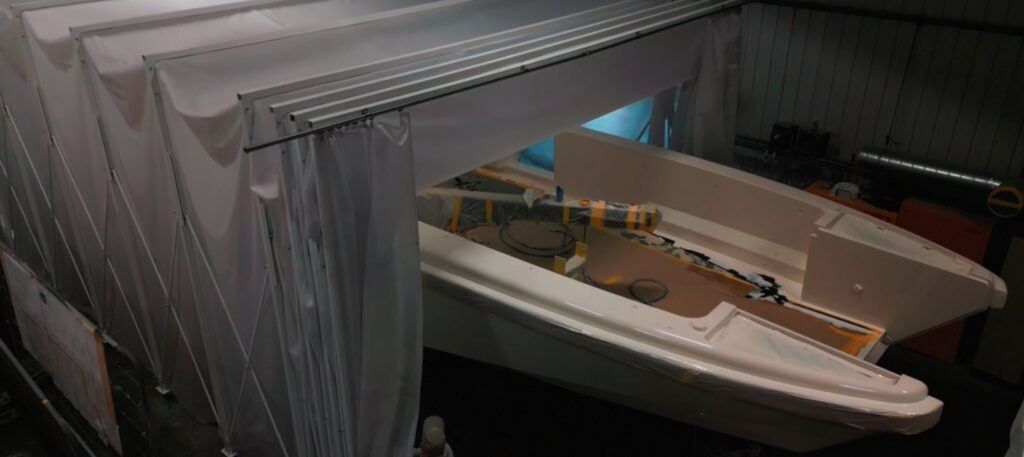 Maritime Yacht Services - shows boat being worked on