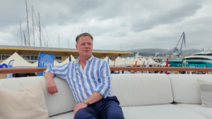 Man sat on boat
