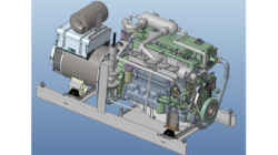 Nanni methanol dual-fuel generator engine