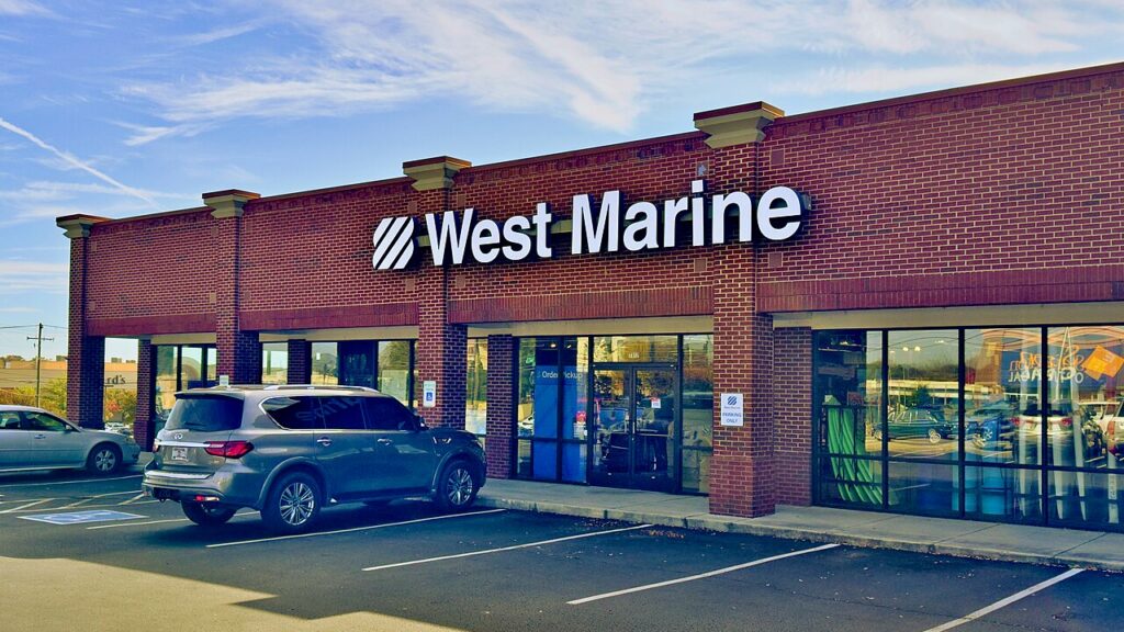 West Marine boating and fishing supply store in Knoxville, Tennessee