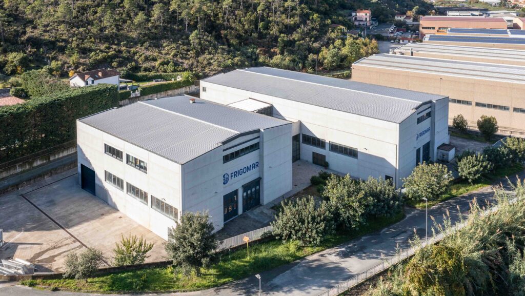 factory premises aerial view