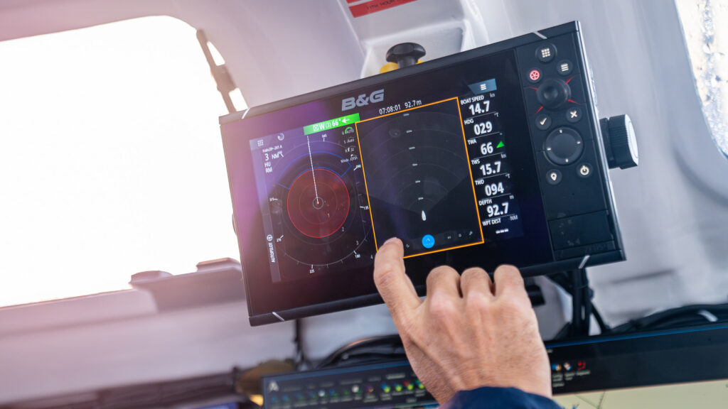 B&G systems are installed aboard the 60ft foiling IMOCA