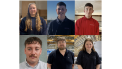 six student apprentices lineup