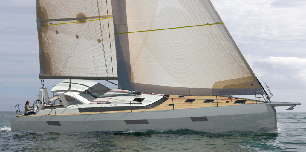 Sailing boat design of Cigale15 QR