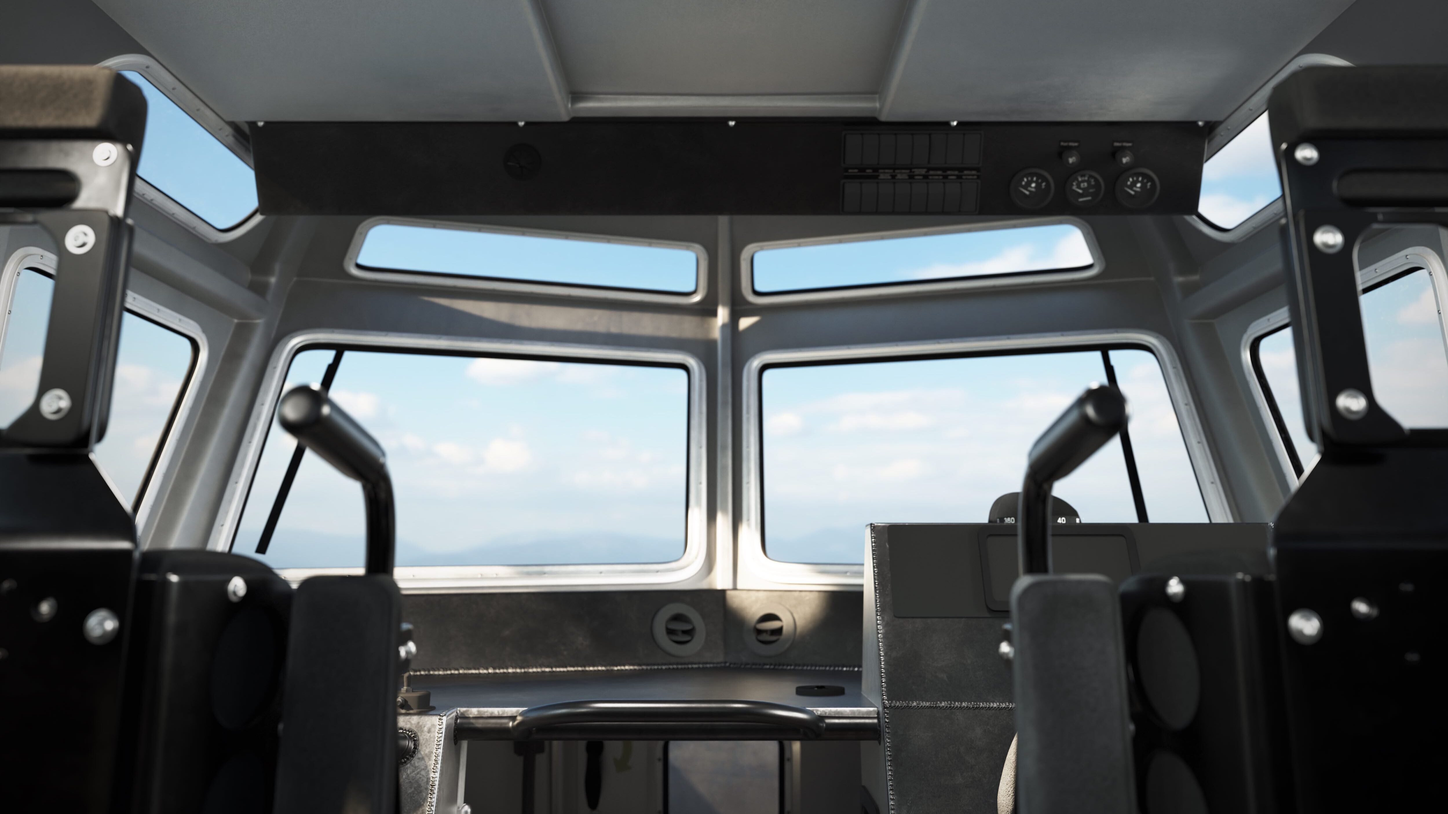 interior of a boat cabin incorporating Dometic's FreshJet FJXM7 3500