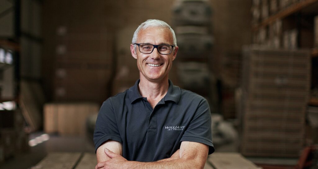 Mathew Hornsby, Williams Jet Tenders, headshot