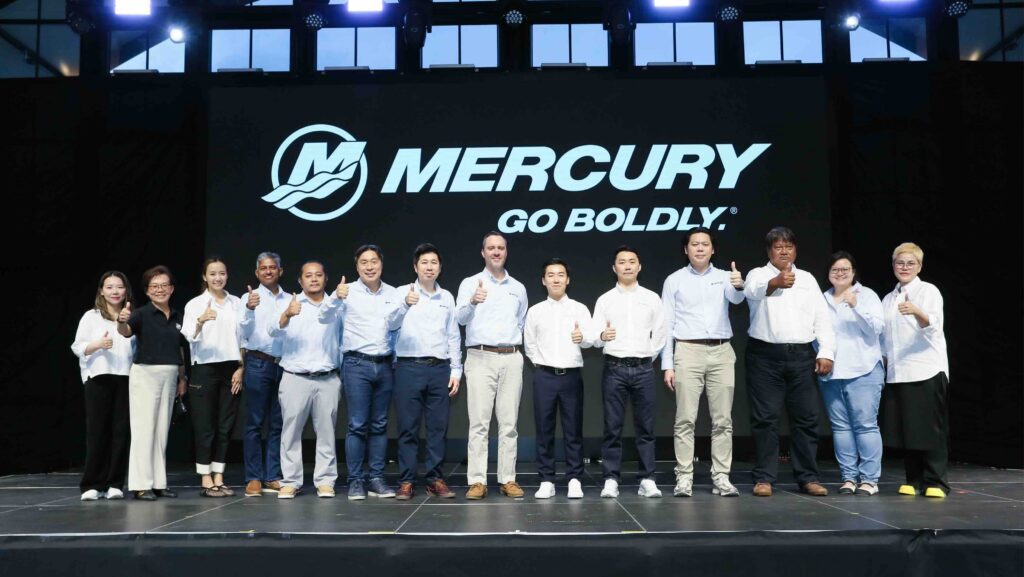 People on stage at Mercury event
