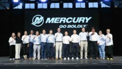 People on stage at Mercury event