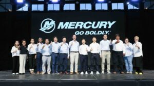 People on stage at Mercury event