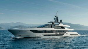 large aluminium superyacht