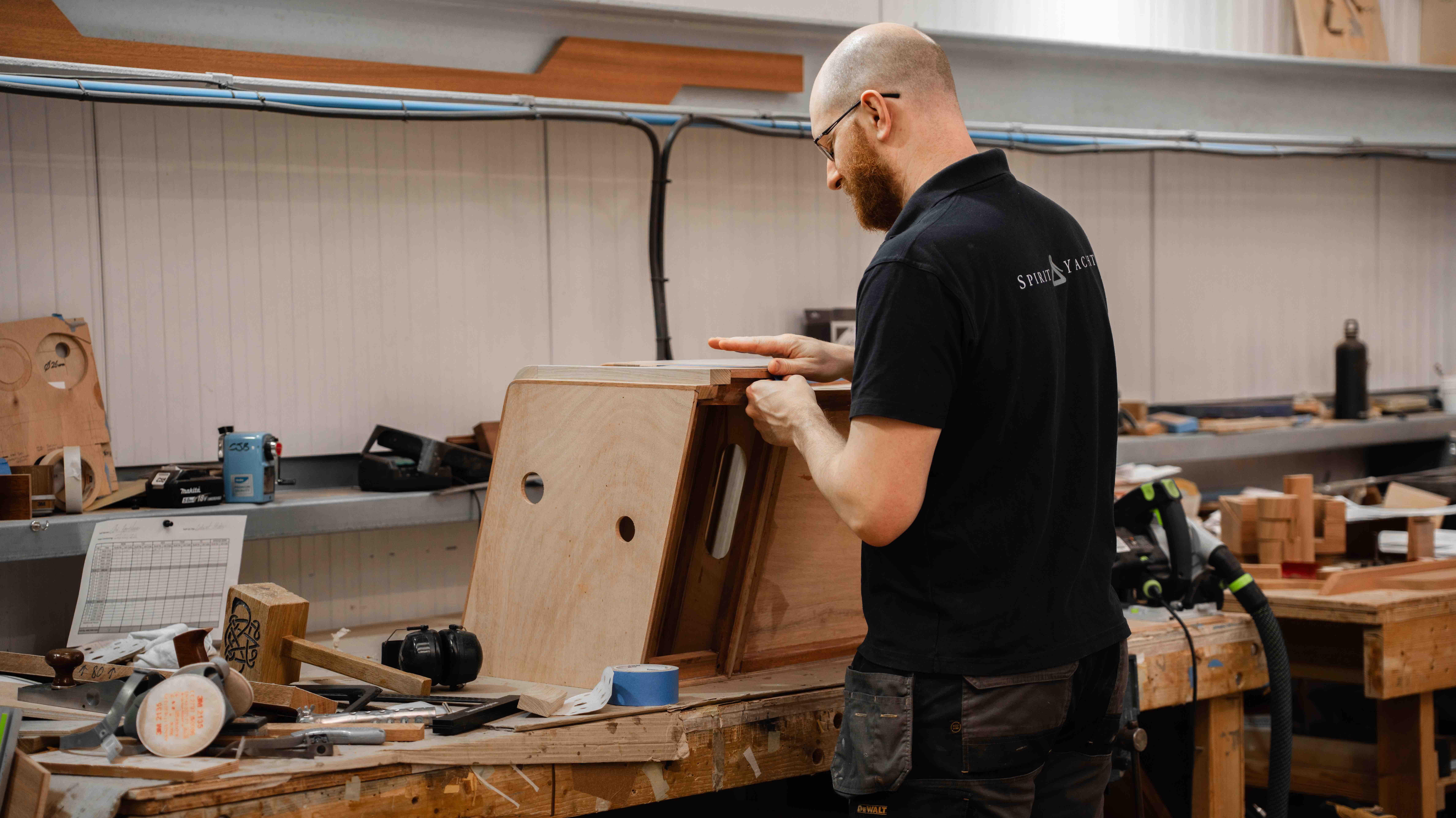 man working at Spirit Yachts