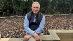 Steve Moore from Flexiteek in a black gilet