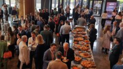 delegates enjoy a buffet feats at Superyacht Summit Türkiye (SST)