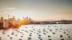 Sydney Harbour sunset