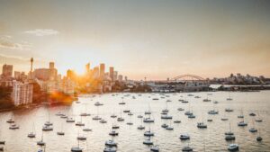 Sydney Harbour sunset