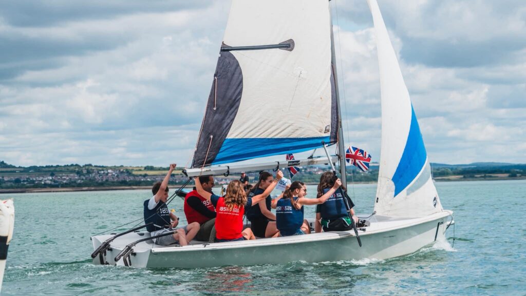 RS Venture dinghies were used during STEM Crew Live sessions