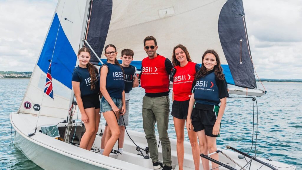 Students took part in on-the-water learning on the Solent