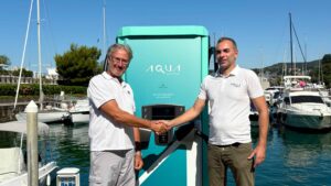 Alberto Leghissa Port Director Portopiccolo with Dario Sirtory Aqua superPower