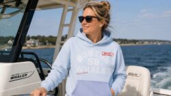The first collection features Boston Whaler graphic T-shirts and sweatshirts