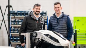 Two men with RAD engine