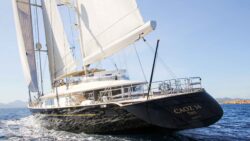 sailing yacht finished with Boero YachtCoatings