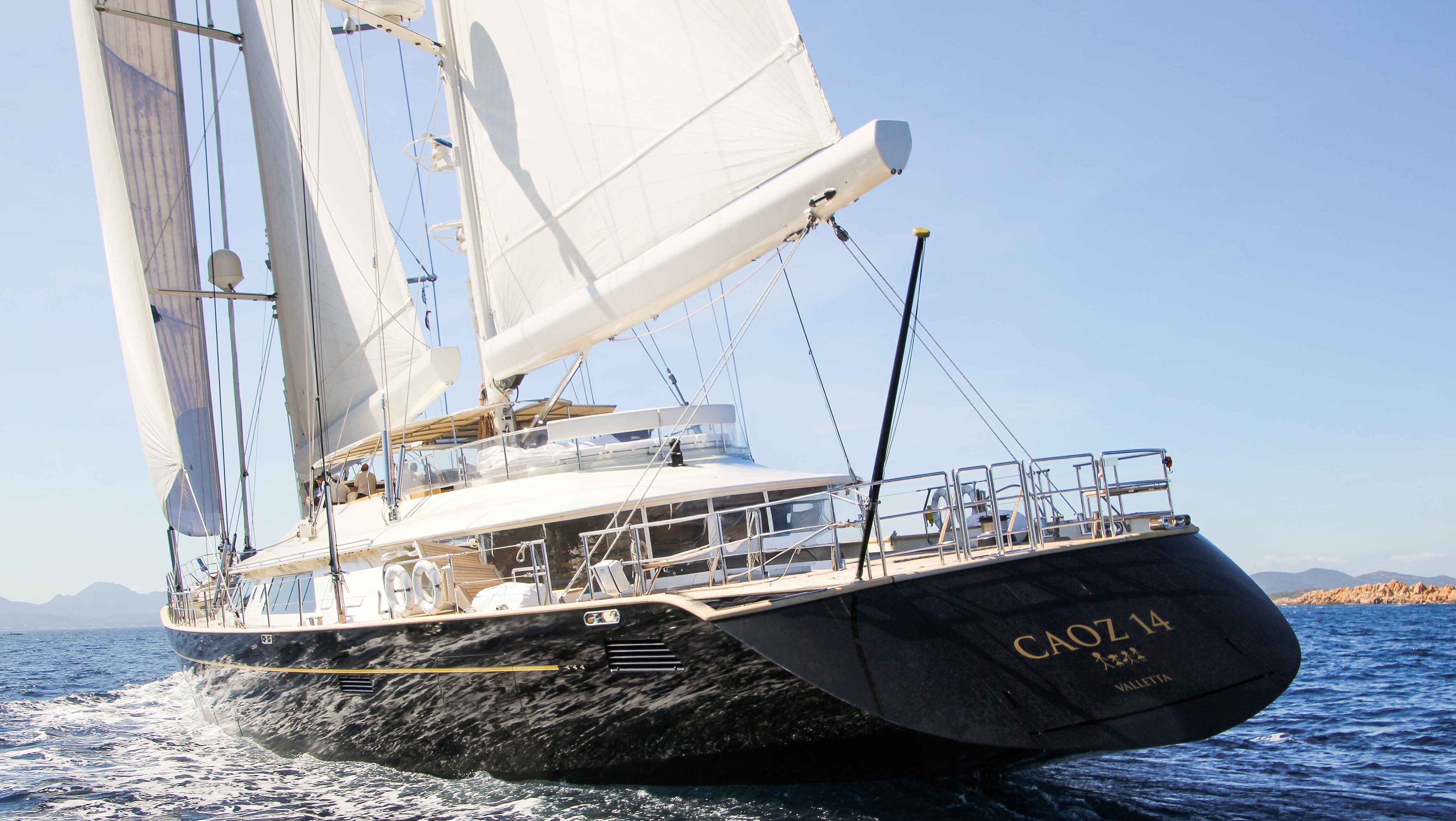 sailing yacht finished with Boero YachtCoatings