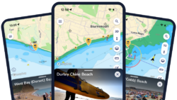 RNLI lifeguarded beaches are now displayed within the Savvy Navvy navigation app