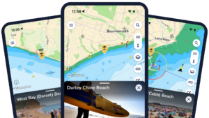 RNLI lifeguarded beaches are now displayed within the Savvy Navvy navigation app