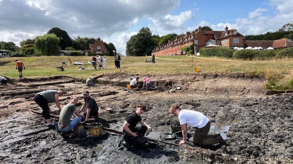 Buckler's Hard archaeology dig site