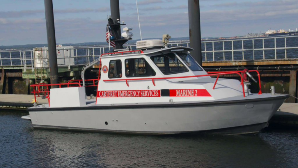 rescue boat which was sunk by whale in New Jersey