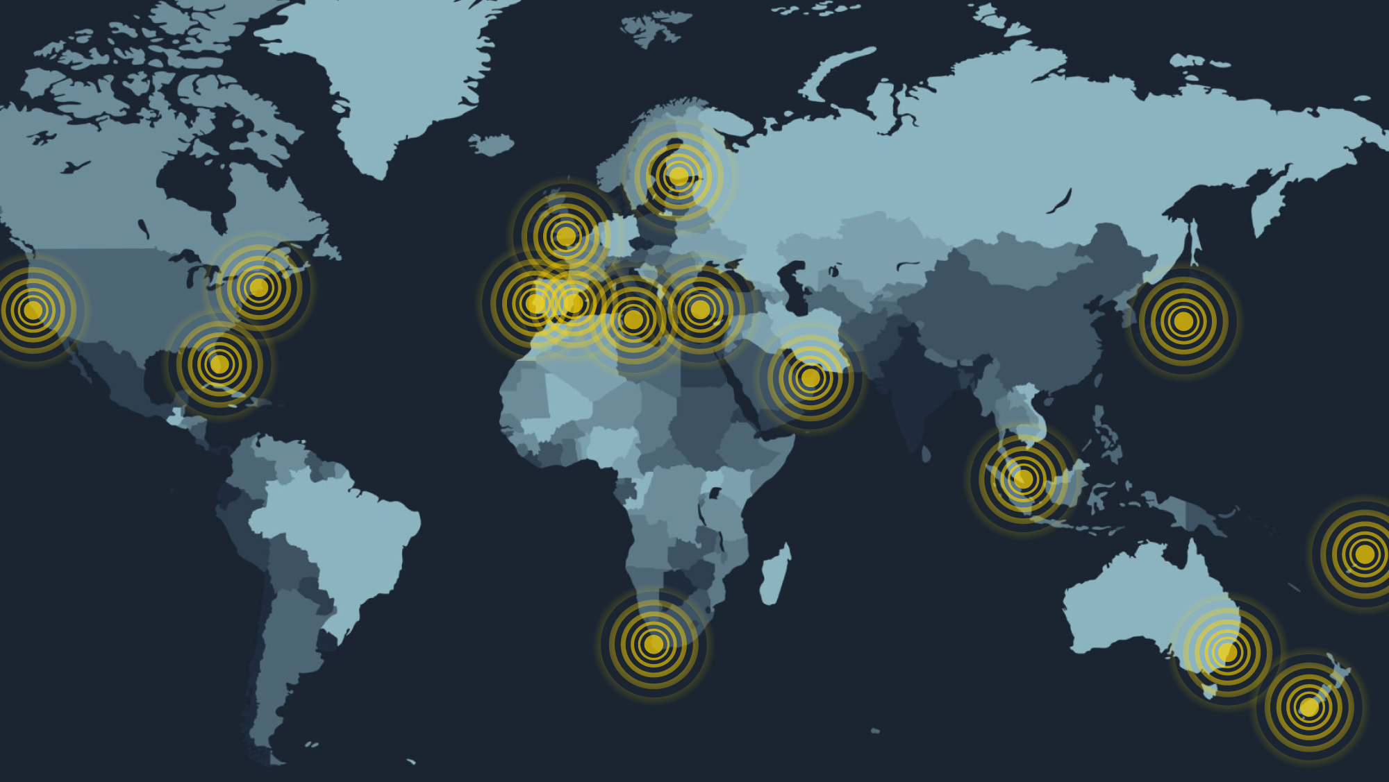 Global map showing Lookout's AI marine vision tech partners