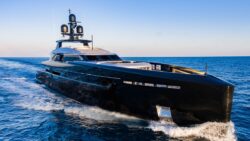 superyacht with Boero finish