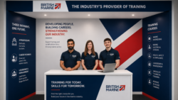 British Marine stand at boat show