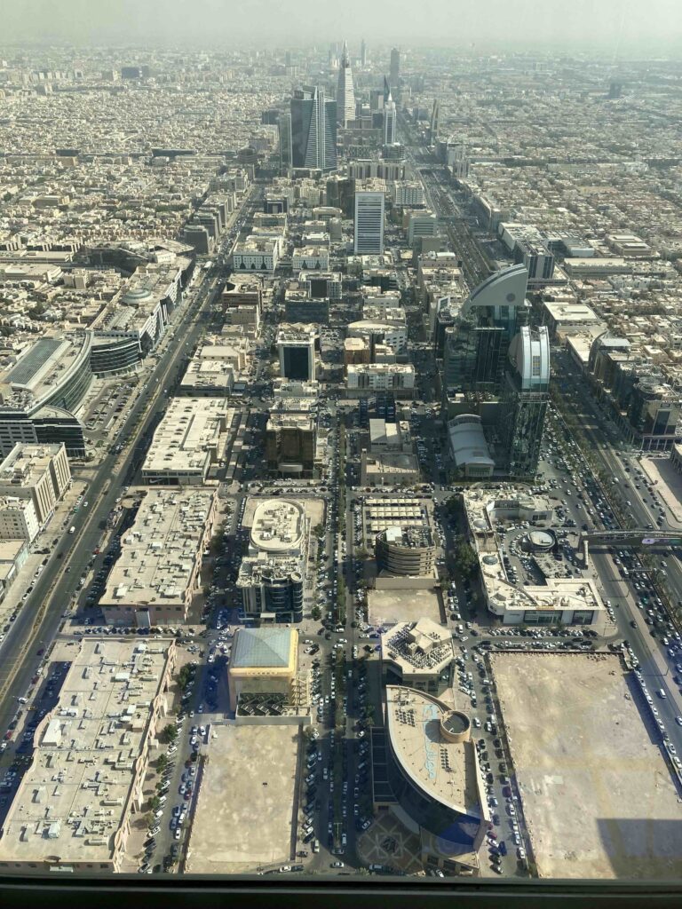 Aerial view of Riyadh