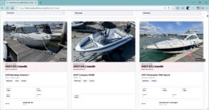 Screenshot von „Boote auf Finanzen“