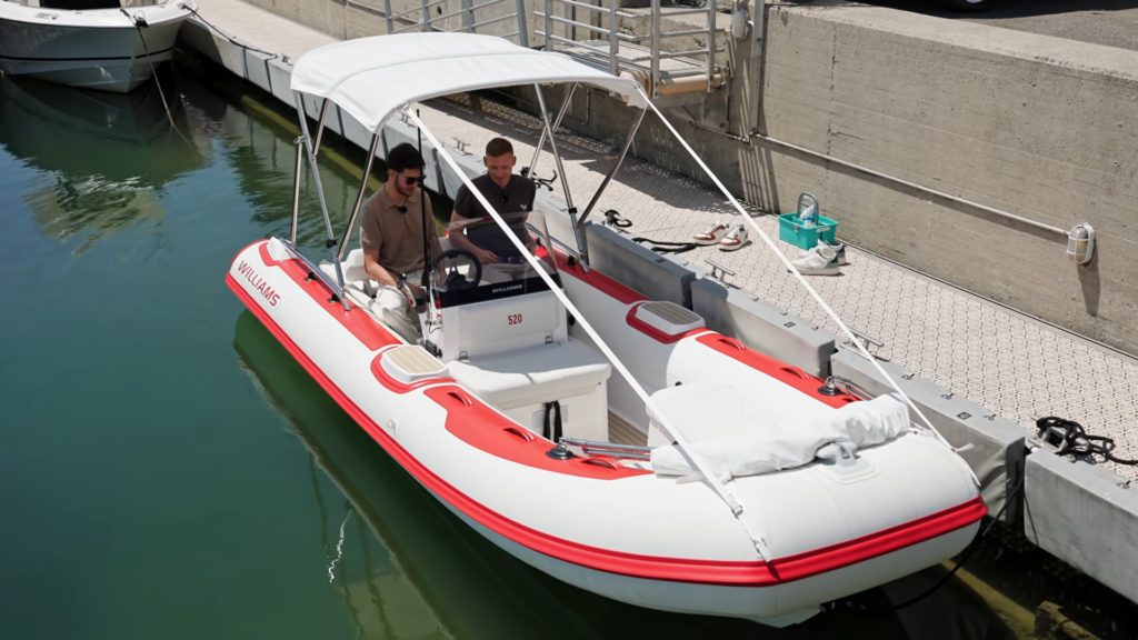 F1 Driver Esteban Ocon collects his SportJet 520