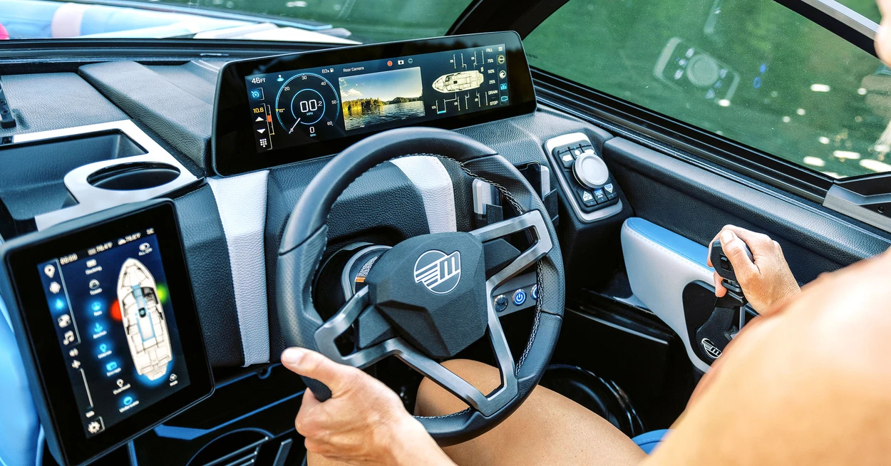 dash on Malibu BOats