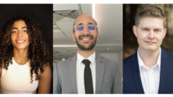 (Left to Right) Lara Habashy, Shadi Wahba, Sam Hollis from SAI Engineering