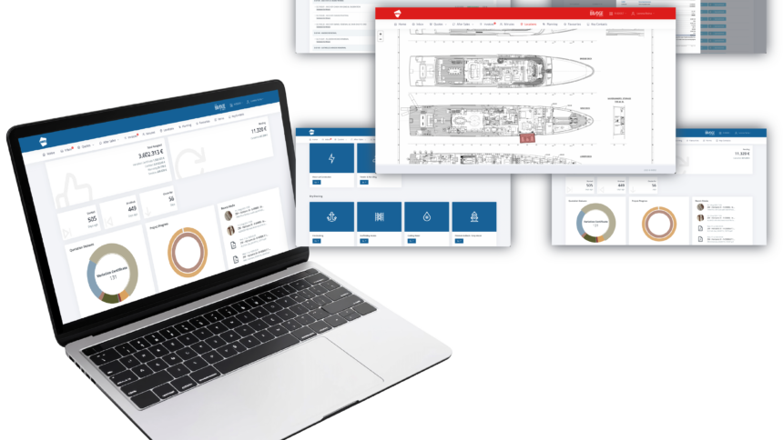 Pinpoint Works manages worklists for yacht refit and new-build projects