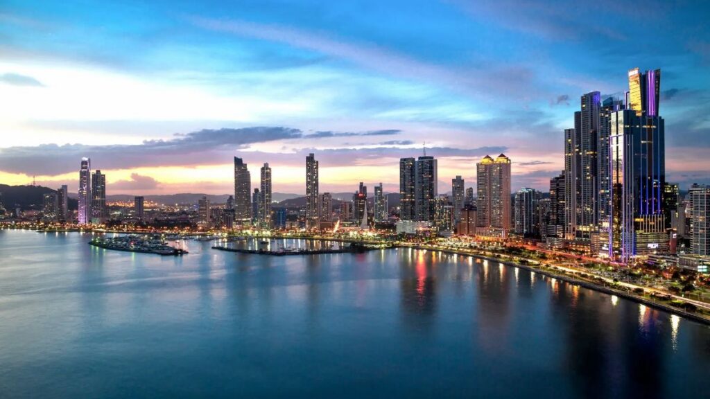 Panama city skyline