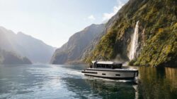 rendering of Arksen 55 in a fjord
