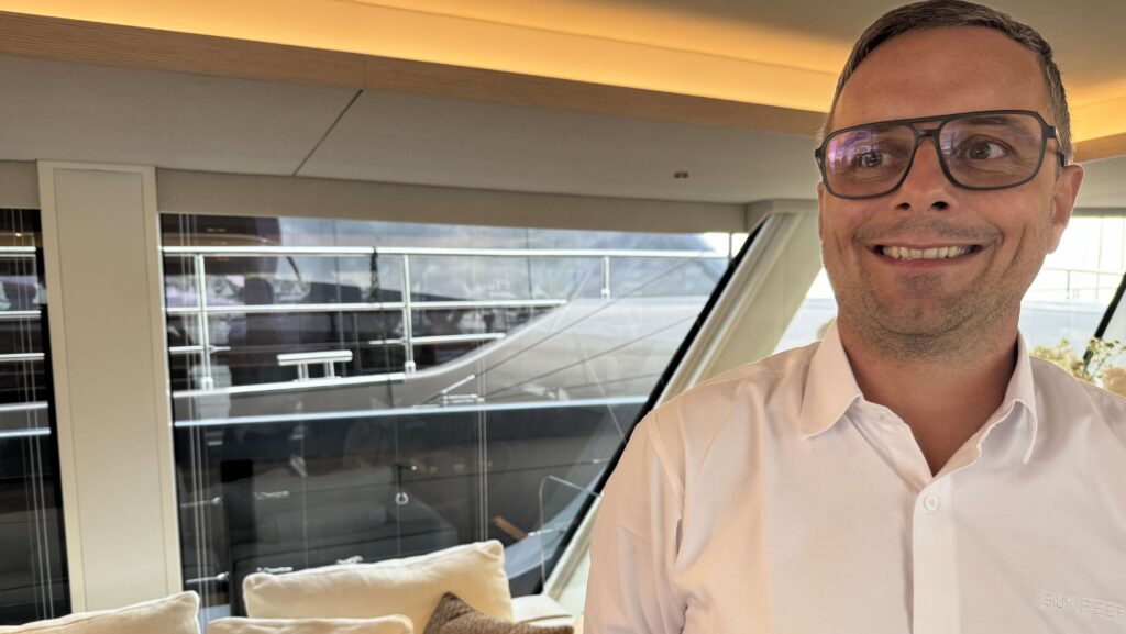 Nicolas Lapp onboard Sunreef Ultima 80