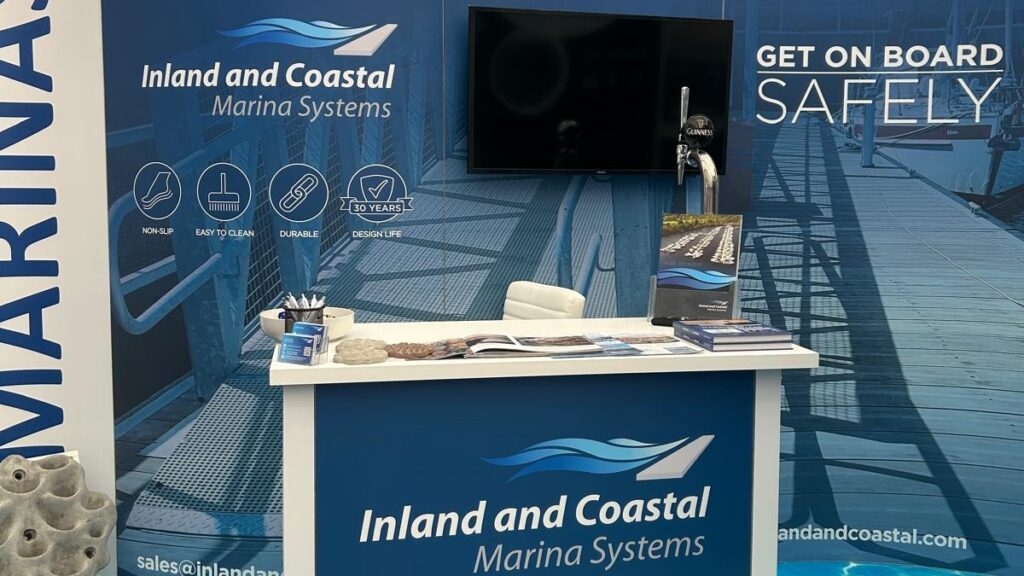 Inland and Coastal exhibits its pontoon systems at SIBS 2026